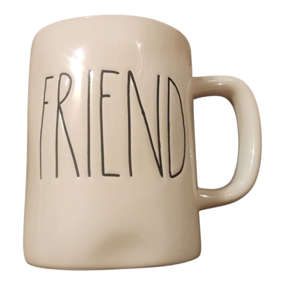 Rae Dunn Cream FRIEND Mug